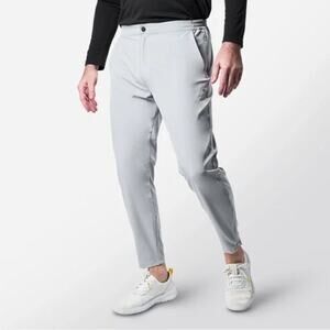 Thousand Miles MENS XS Omniflex All Day Pants Silver Gray Travel Activewear